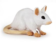 Figurina di topo bianco PA50222 Papo 1