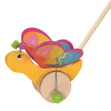 Labelle la farfalla da spingere in legno GK54841 Goki 1