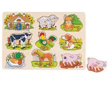 Puzzle sonoro degli animali della fattoria GK57895 Goki 1