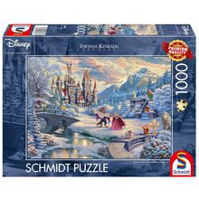 Puzzle La bella e la bestia d'inverno 1000 pezzi S-59671 Schmidt Spiele 1