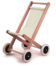 Passeggino in legno e tessuto naturale EG700157 Egmont Toys 1