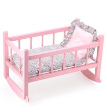 Culla per bambole 40 cm rosa PE800119 Petitcollin 1