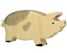 Figurina di maiale scrofa, macchiata HZ-80068 Holztiger 1