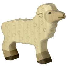 Figurina di agnello HZ-80076 Holztiger 1