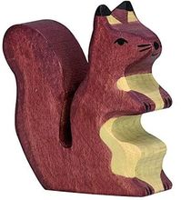 Figurina di scoiattolo marrone HZ-80106 Holztiger 1