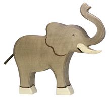 Figurina di elefante, tronco alto HZ-80148 Holztiger 1