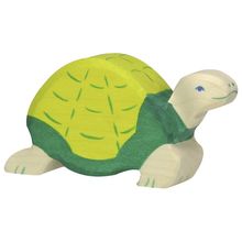 Figurina di tartaruga verde HZ-80176 Holztiger 1