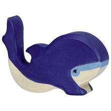 Figurina di balena blu HZ-80196 Holztiger 1