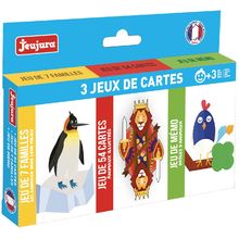Set di 3 giochi di carte JJ8452 Jeujura 1