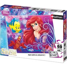 Puzzle Ariel la Sirenetta 60 pezzi N86634 Nathan 1