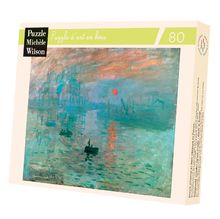 Impressione, levar del sole di Monet A1100-80 Puzzle Michèle Wilson 1