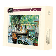 La Grenouillère di Renoir A450-1200 Puzzle Michèle Wilson 1
