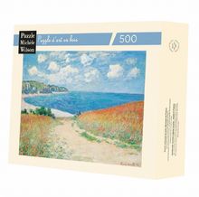 Il sentiero di Monet nel grano A490-500 Puzzle Michèle Wilson 1