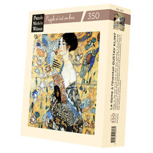 La donna con ventaglio di Klimt A515-350 Puzzle Michèle Wilson 1