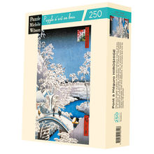 Il ponte di Meguro di Hiroshige A566-250 Puzzle Michèle Wilson 1