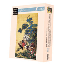 Gallo giapponese Jakuchu A761-500 Puzzle Michèle Wilson 1