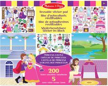 200 adesivi riutilizzabili - Principesse MD-14306 Melissa & Doug 1