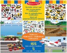 165 adesivi riutilizzabili - Veicoli MD-14199 Melissa & Doug 1