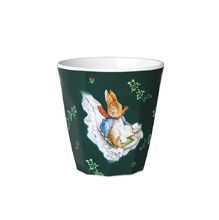 Bicchiere Peter Rabbit Natalizi verde PJ-BP714N Petit Jour 1