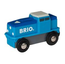 Locomotiva merci blu con batteria BR33130 Brio 1