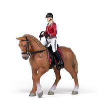 Cavallo che cammina e la sua statuina da cavaliere PA-51564 Papo 1