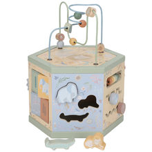 Cubo attività esagonale Safari Friends LD7431 Little Dutch 1