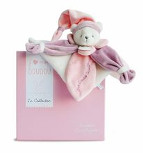 Orsetto rosa da collezione Peluche DC2920 Doudou et Compagnie 1