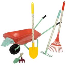 Grande set da giardinaggio con carriola Tiny Garden LE12819 Small Foot company 1