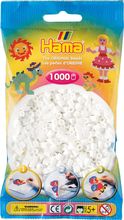 Sacchetto di 1000 perline di plastica Midi bianca HAMA-207-01 Hama 1