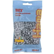 Sacchetto di 1000 perline di plastica Midi Grigio HAMA-207-17 Hama 1