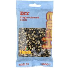 Sacchetto di 1000 perline di plastica Midi bronzo HAMA-207-63 Hama 1