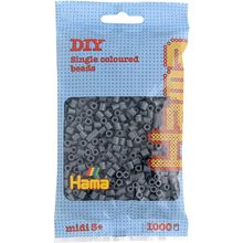 Sacchetto di 1000 perline di plastica Midi grigio scuro HAMA-207-71 Hama 1