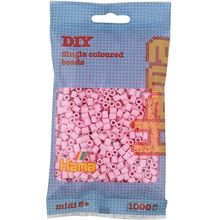 Sacchetto di 1000 perline di plastica Midi rosa tenue HAMA-207-95 Hama 1