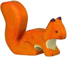 Figurina di scoiattolo rosso HZ-80107 Holztiger 1