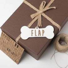 Decorazione di Natale - Osso personalizzabile, legno bianco VI-HU11 Vintiun 1