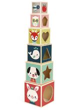 Piramide 6 cubi Baby Forest J08016 Janod 1