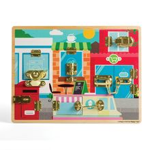 Gioco di attività con chiavistelli BJ35045 Bigjigs Toys 1