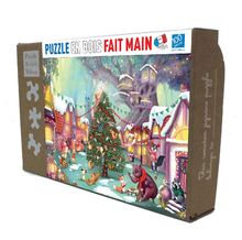 Vigilia di Natale di Julie Machado K1238-100 Puzzle Michèle Wilson 1