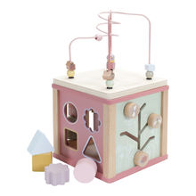 Cubo attività in legno Wild Flowers LD7114 Little Dutch 1