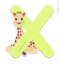 Lettera X Sophie la Giraffa JA09568 Janod 1
