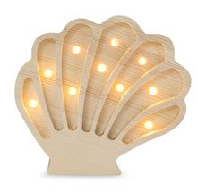 Lampada Conchiglia legno litoraneo LL082-000 Little Lights 1