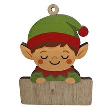 Elfo di Natale in legno personalizzabile VI-AD02 Vintiun 1