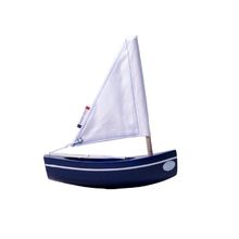 Barca Le Bâchi blu navy 17cm TI-N200-BACHI-BLEU-MARINE Maison Tirot 1