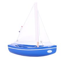 Barca Sloop blu 21cm TI-N202-SLOOP-BLEU Maison Tirot 1