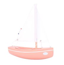 Barca The Sloop rosa 21 cm TI-N202-SLOOP-ROSE Maison Tirot 1