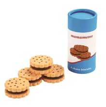 Biscotti al cioccolato in legno 4 pz As-85412 Mamamemo 1