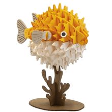Modello 3D in carta pesce istrice FR-11771 Fridolin 1