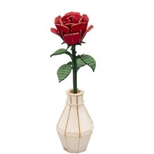 Modello 3D in carta rosa rossa FR-11556 Fridolin 1