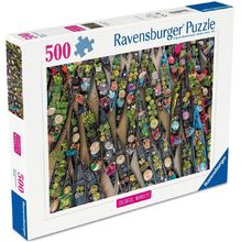 Puzzle Mercato galleggiante in Indonesia 500 pezzi RAV12001813 Ravensburger 1