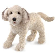 Burattino a mano Cane Labradoodle FO-3136 Folkmanis 1